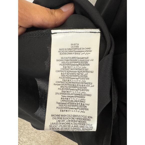 BCBGeneration Black Sequin Detail Shift Dress | Size S - Picture 8 of 11